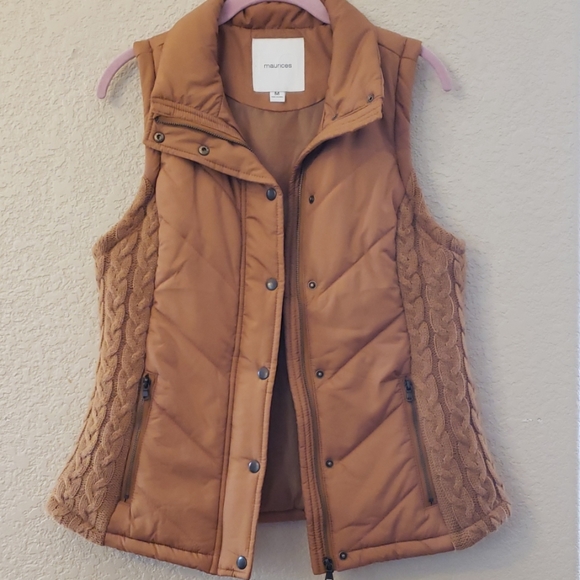 Maurices Jackets & Blazers - Maurices Puffer Vest Medium Dark Mustard